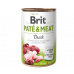 BRIT Pate&Meat Adult Duck - Mokré krmivo pro psy - 400 g