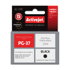 Activejet Inkoust AC-37R (náhrada za Canon PG-37; Premium; 12 ml; černý)