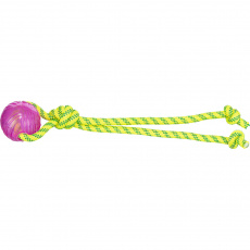 Aqua Toy lano s gumovým míčkem, plovoucí, o 6 × 40 cm, polyester/TPR