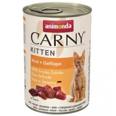 ANIMONDA konzerva CARNY Kitten - hovězí + drůbež 400g ANIMONDA konzerva CARNY Kitten - hovězí + drůbež 400g