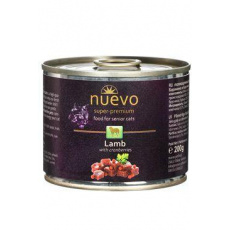 Nuevo kočka Senior Jehněčí s brusinkami konz. 200g Nuevo kočka Senior Jehněčí s brusinkami konz. 200g