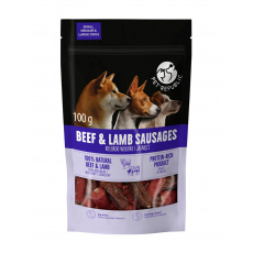 PETREPUBLIC Beef and lamb sausages - pamlsek pro psa - 100g