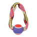 Hračka pes TENNIS BALL ROPE kruh 23cm Zolux