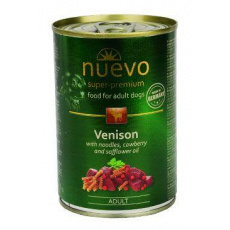 Nuevo pes Adult Zvěřinové menu konz. 400g Nuevo pes Adult Zvěřinové menu konz. 400g