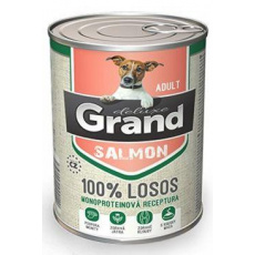 GRAND konz. deluxe pes losos adult 400g GRAND konz. deluxe pes losos adult 400g