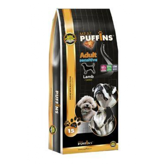 Puffins Dog Adult Sensitive Lamb 15kg