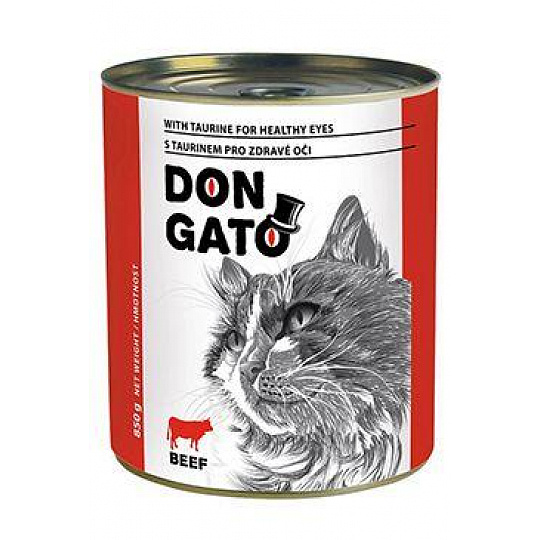 Don Gato cat konz. hovězí 850g