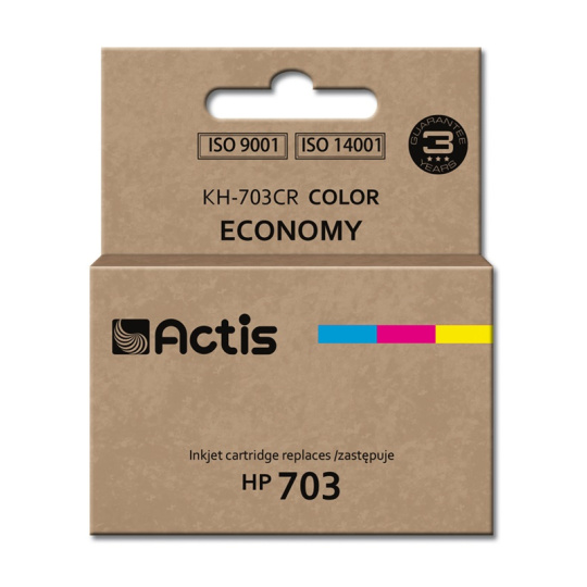 Actis KH-703CR (náhradní inkoust HP 703 CD888AE; standardní; 12 ml; barevný)