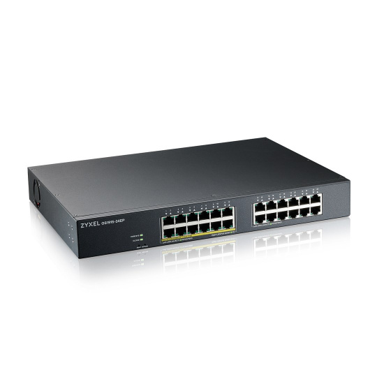 Zyxel GS1915-24EP Řízený L2 Gigabit Ethernet (10/100/1000) Podpora napájení po Ethernetu (PoE) 1U Černá