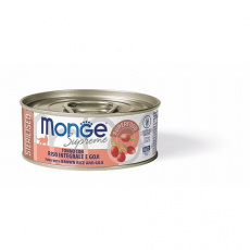 MONGE SUPREME STERILISED tuňák s hnědou rýží a goji pro kočky 80 g MONGE SUPREME STERILISED tuňák s hnědou rýží a goji pro kočky 80 g