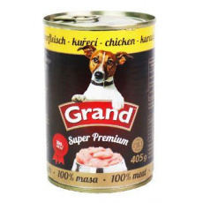 GRAND konz. Superpremium pes drůbeží 405g GRAND konz. Superpremium pes drůbeží 405g