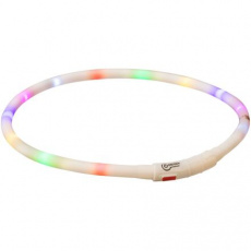 Flash USB svítící silikonový obojek, XS-XL: 70 cm / 10 mm, multicolor (RP 2,10 Kč) Flash USB svítící silikonový obojek, XS-XL: 70 cm / 10 mm, multicolor (RP 2,10 Kč)