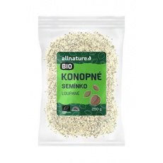 Allnature Konopné semínko loupané RAW 250g