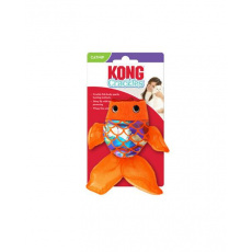 Hračka Kong Cat Crackles Gulpz Ryba, oranžová, polyester Hračka Kong Cat Crackles Gulpz Ryba, oranžová, polyester