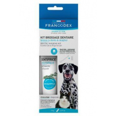 Francodex Dental Kit zubní pasta 70g+kartáček pro psy Francodex Dental Kit zubní pasta 70g+kartáček pro psy