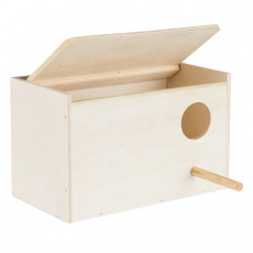 Hnízdící budka pro andulky 21x13x12 cm Hnízdící budka pro andulky 21x13x12 cm