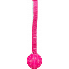 Soft & Strong, míček s poutkem, TPR, 27 cm, růžová Soft & Strong, míček s poutkem, TPR, 27 cm, růžová