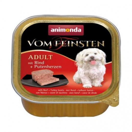 ANIMONDA paštika ADULT - hovězí, krůtí srdce pro psy 150g ANIMONDA paštika ADULT - hovězí, krůtí srdce pro psy 150g