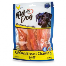 KIDDOG kuřecí prsa (lízátko) na buvolí tyčce 250 g KIDDOG kuřecí prsa (lízátko) na buvolí tyčce 250 g
