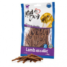 KIDDOG masové nudličky - jehněčí měkké pro malé psy a kočky 80 g KIDDOG masové nudličky - jehněčí měkké pro malé psy a kočky 80 g