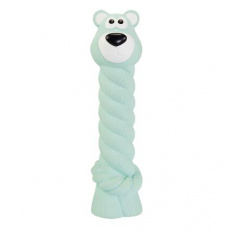 Medvídek s latexovým lanem a chroupacím zvukem 15 cm, latex HipHop Medvídek s latexovým lanem a chroupacím zvukem 15 cm, latex HipHop