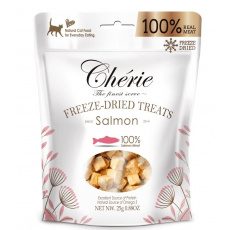 CHERIE Freeze-dried salmon pieces - pamlsek pro kočky - 30g