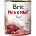 BRIT Paté & Meat s hovězím masem - 800g