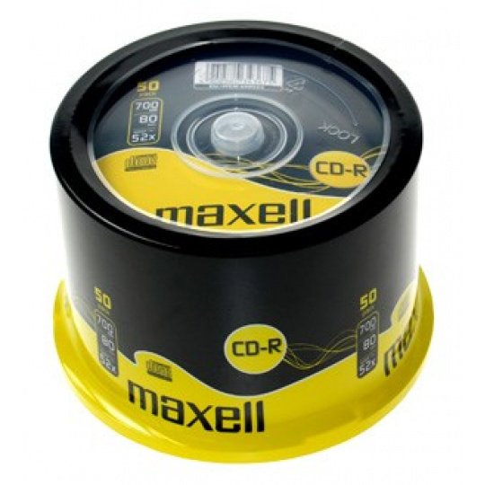 Maxell MAX27051 prázdné CD CD-R 700 MB 52x 50 kusů