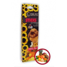 FINE PET Tyčinka Hlodavec exot ovoce 2ks/110g FINE PET Tyčinka Hlodavec exot ovoce 2ks/110g
