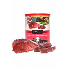 Topstein Hovězí a svalovina v plechu 800g Topstein Hovězí a svalovina v plechu 800g