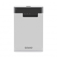 Savio 2,5" externí kryt HDD/SSD, USB 3.0, průhledný, AK-66