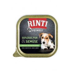 Rinti Dog Feinest vanička drůbež+zelenina 150g Rinti Dog Feinest vanička drůbež+zelenina 150g