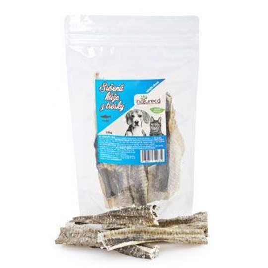 NATURECA pochoutka Treska kůže sušená 50g NATURECA pochoutka Treska kůže sušená 50g