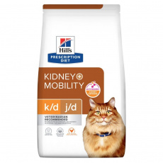 HILL'S PD K/D Kidney + Mobility Chicken - suché krmivo pro kočky - 3kg