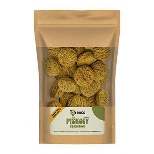 DINGO piškoty se špenátem bezlepkové 250g
