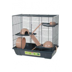 Klec křeček EHOP Triplex 50cm šedá/růžová s výb. Zolux Klec křeček EHOP Triplex 50cm šedá/růžová s výb. Zolux