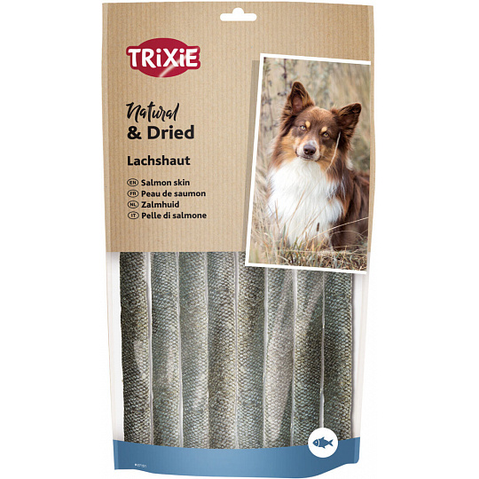 Salmon skin - 100% sušená kůže z lososa, 150 g Salmon skin - 100% sušená kůže z lososa, 150 g