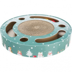 Xmas drum - vánoční škrabací buben s hračkou, ø 33 × 5,5 cm Xmas drum - vánoční škrabací buben s hračkou, ø 33 × 5,5 cm