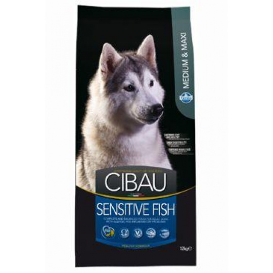 Cibau Dog Adult Sensitive Fish Medium & Maxi 2 x 12 Kg