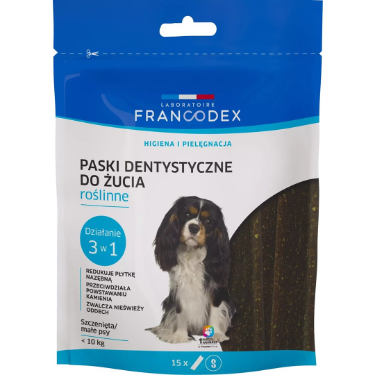 FRANCODEX Dental Strips S - pamlsek pro psa - 15