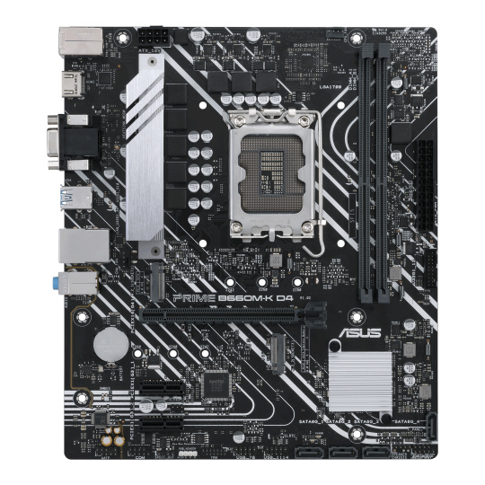 ASUS PRIME B660M-K D4 Intel B660 LGA 1700 Micro ATX