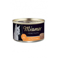 Miamor Cat Filet konzerva tuňák+sýr v želé 100g Miamor Cat Filet konzerva tuňák+sýr v želé 100g