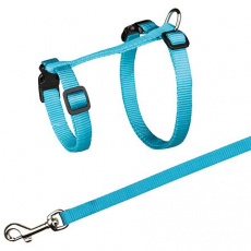 Postroj nylon. pro kočku s vodítkem XL, 34-57 cm/13mm, 1,20m Postroj nylon. pro kočku s vodítkem XL, 34-57 cm/13mm, 1,20m