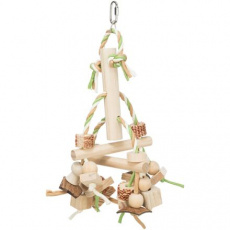 Natural Living - barevná dřevěná závěsná hračka 31 cm Natural Living - barevná dřevěná závěsná hračka 31 cm