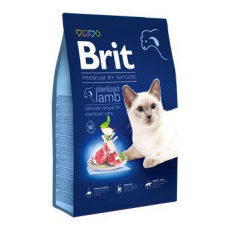 Brit Premium Cat by Nature Sterilized Lamb 8kg