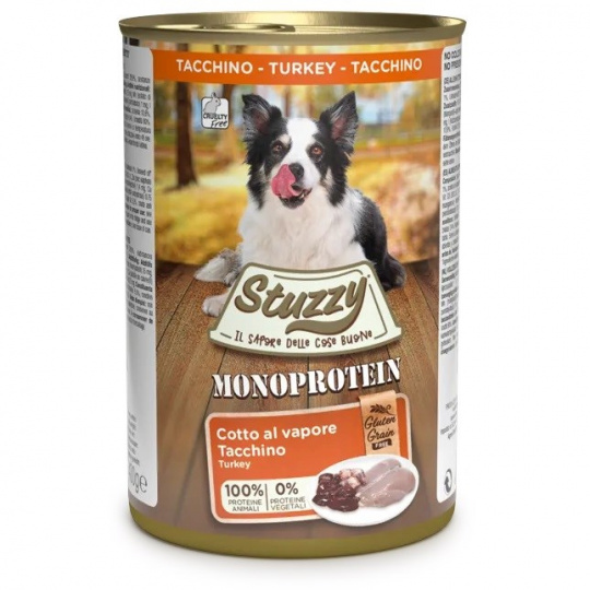 STUZZY Monoprotein Turkey - mokré krmivo pro psy - 400 g