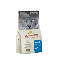 Almo Nature Holistic Sterilised Beef - suché krmivo pro kočky - 2kg