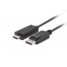 Lanberg CA-DPHD-11CC-0018-BK kabelová redukce DisplayPort HDMI Černá