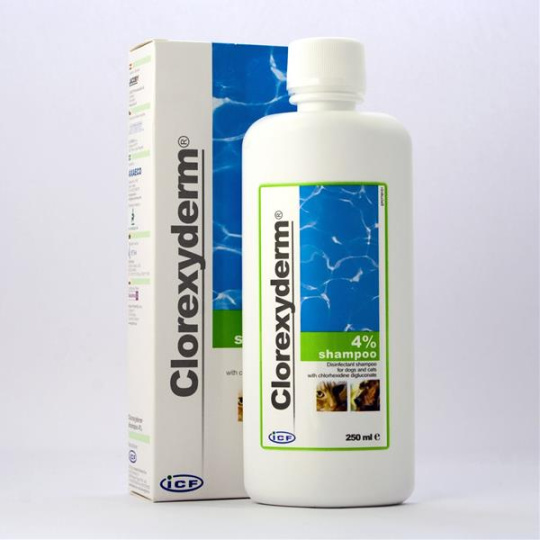 Šampón Clorexyderm 4 % 250 ml