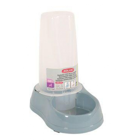 Miska se zásob. na vodu/krmivo 0,65l modrá Zolux Miska se zásob. na vodu/krmivo 0,65l modrá Zolux